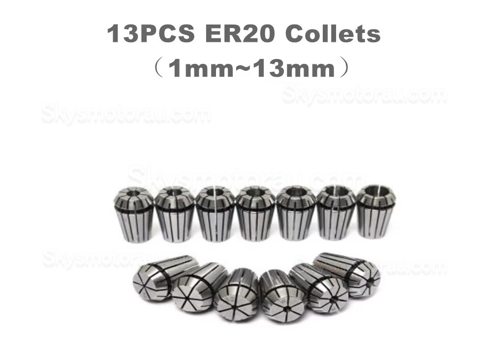13Pcs ER11/ ER16 / ER20 / ER25 / ER32 Collets Set Part for CNC Spindle Motor